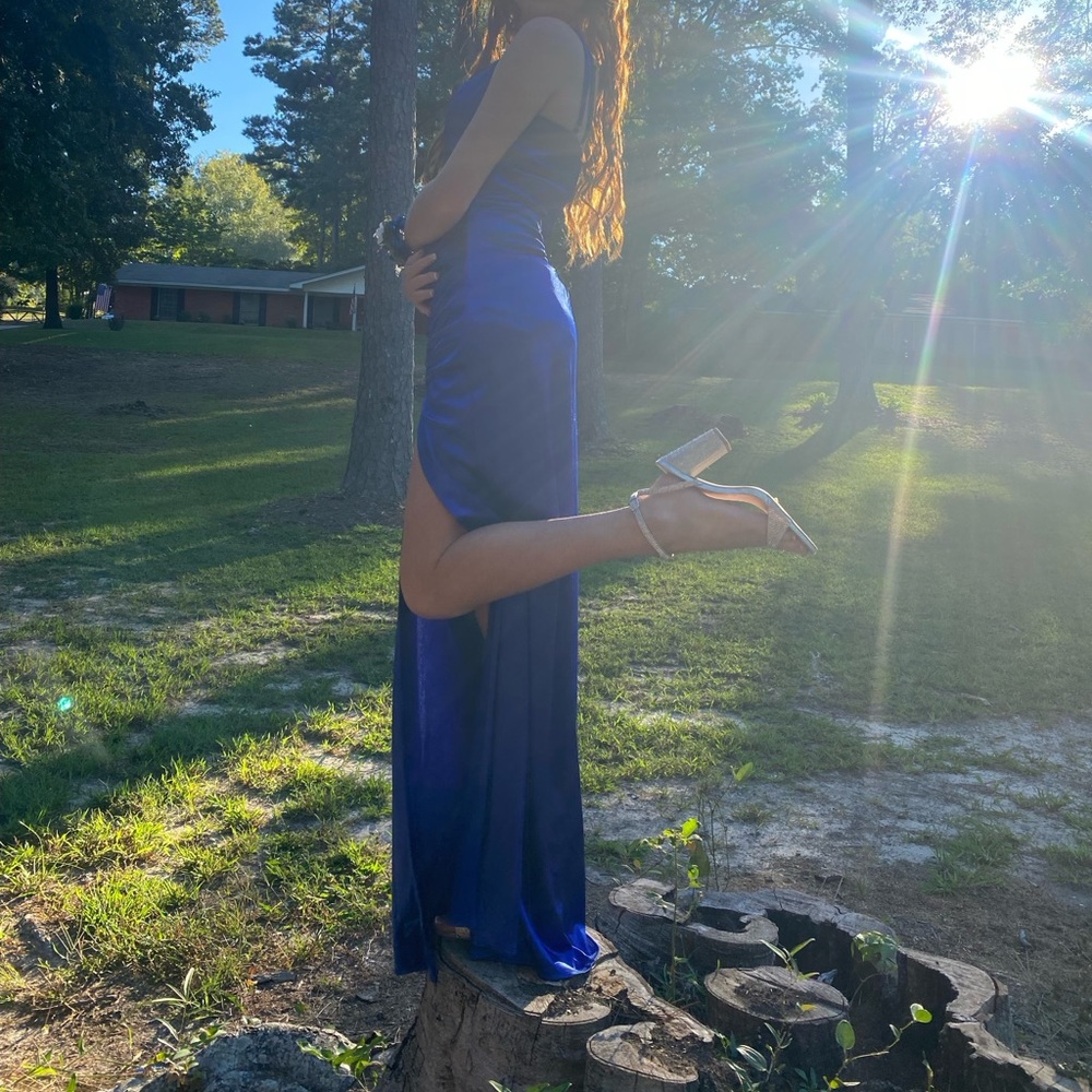 Emerald Sundae Royal Blue Prom Dress